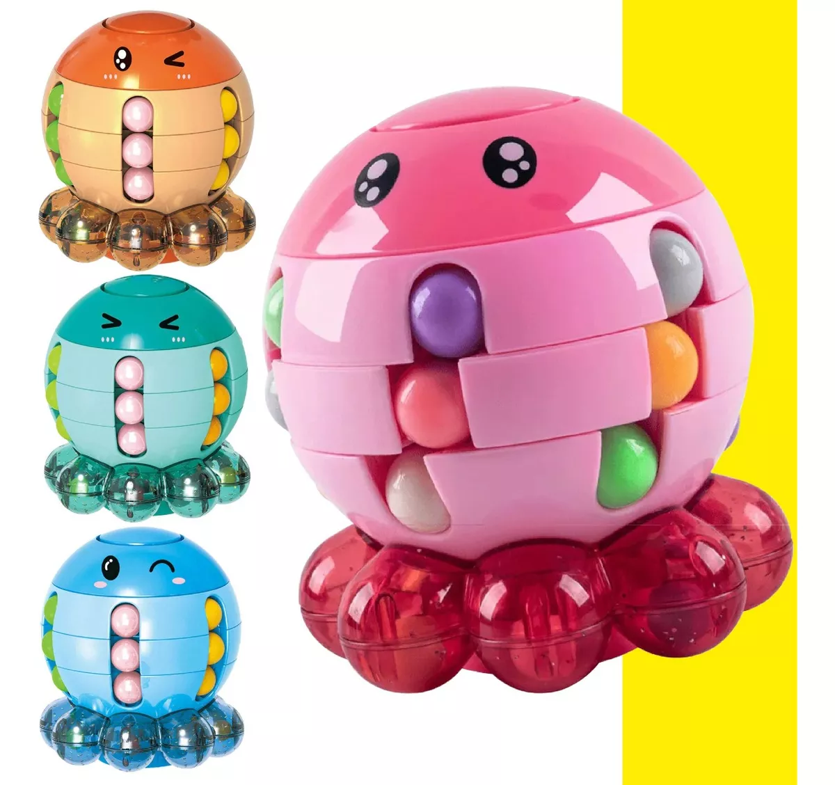 Juguete Puzzle Giratorio Cubo Pulpo